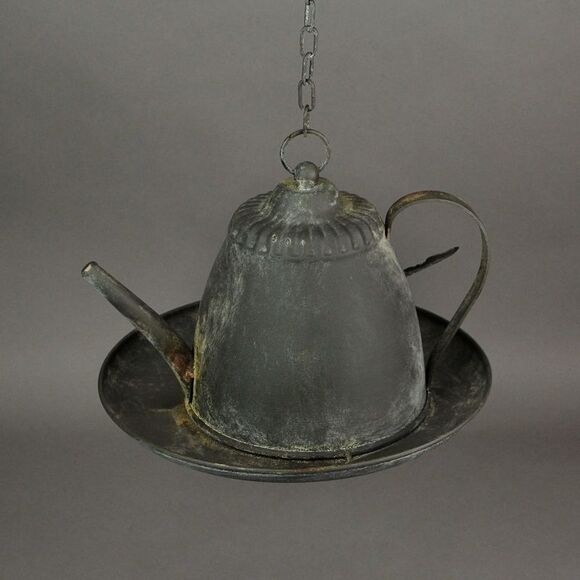 Rustic Metal Vintage Hanging Teapot Bird House Decorative Garden Farmhouse Decor - Picture 3 of 3
